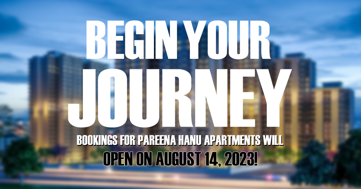 Begin Your Journey Towards Luxury: Bookings for Pareena Hanu Apartments will open on August 14, 2023!