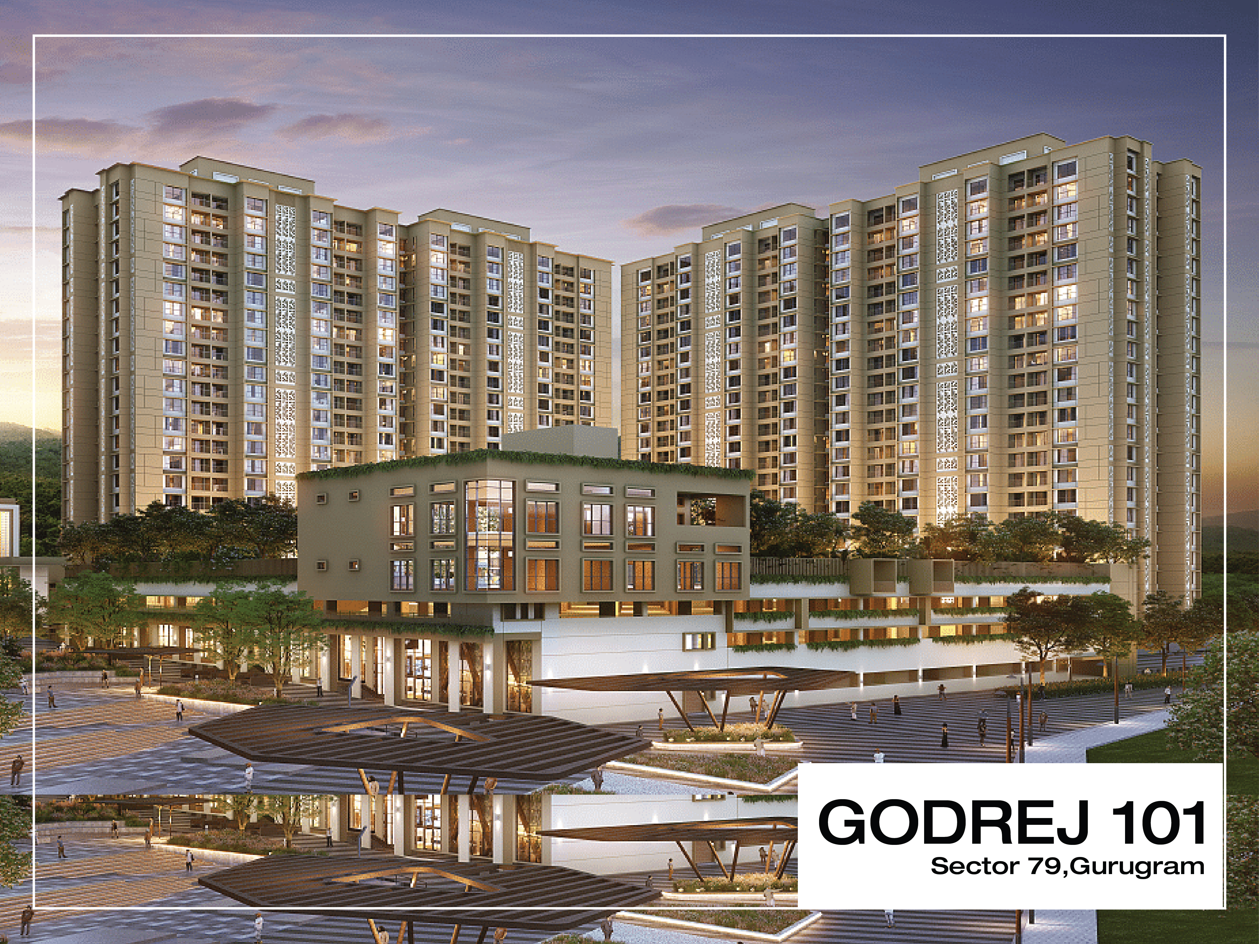 New Godrej 101 Ultra Luxury Residential Flats in Prime Location Sector 79, Gurgaon